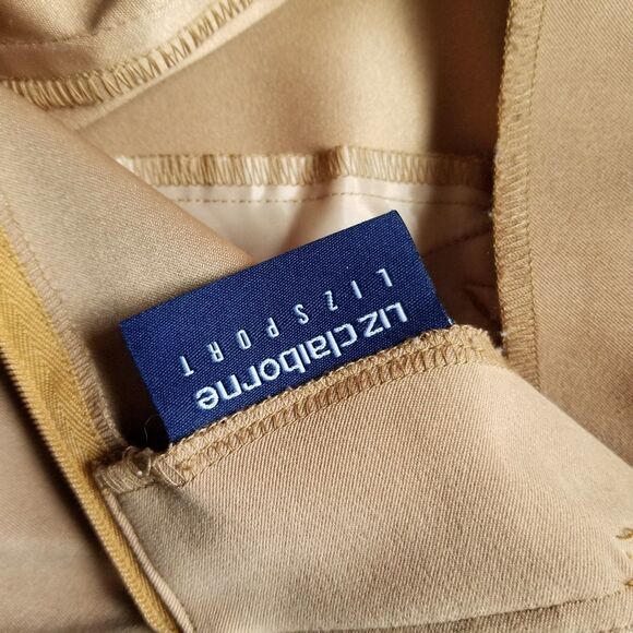 Vintage Liz Claiborne lizsport skirt size 8 beige/tan - Picture 6 of 10